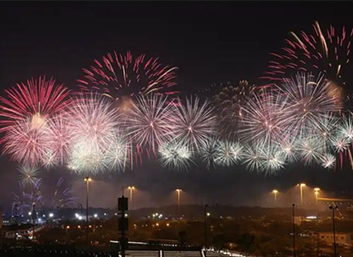 小金县焰火晚会